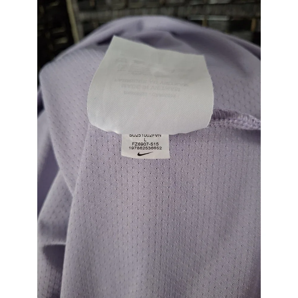 Nike Court Advantage Dri-Fit Polo Shirt Mens Large Tennis Purple FZ6907-515